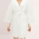 thumbnail image 5 of 6 piezas Albornoz desechable Bata de salón Batas de baño de algodón Bata de ducha Envolturas corporales para mujeres Hombres Salón de spa Belleza Sauna Baño Bronceado, 5 of 6