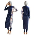 thumbnail image 1 of Muslim Women Oversized Swimsuit Conservative Swimsuit Long Sleeve Trousers Swim Cap Three Piece Swimsuit Muslim Swimwears Xl, 1 of 6