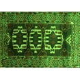 thumbnail image 1 of Ahgly Company Indoor Rectangle Persian Green Traditional Area Rugs, 2' x 4', 1 of 1