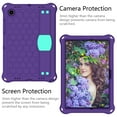 thumbnail image 5 of Case for Samsung Galaxy Tab A8 10.5 Inch 2022 (SM-X200/X205/X207), Galaxy Tab A8 Case, Hand Strap & Hand Shoulder Strap Full Body Protective Kids Case for Samsung Galaxy Tab A8 10.5” 2022, Purple+Mint, 5 of 6