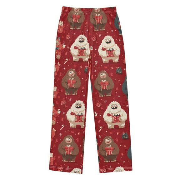 Cute Yeti Pajama Pants Soft and Lightweight Elastic Waistband Pajama Pants