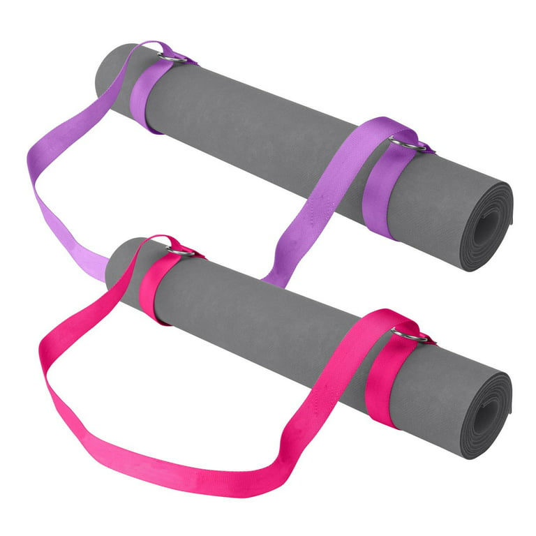 Gaiam Easy Cinch Yoga Mat Sling Pink/Purple (Sold Individually in Assorted  Color Options) 