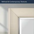 thumbnail image 5 of Head West Brushed Nickel Frame Vanity Mirror with Chrome Liner - 27.5" x 33.5", 5 of 10
