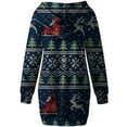 thumbnail image 4 of Wavsuf Womens Hoodies Size Large Printed Christmas Loose Casual Black-2 Dress Size S, 4 of 4