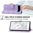 thumbnail image 5 of LINLIN Leather Wallet phone Cover, Magnetic Card Skin Cover,PU Leather Wallet Flip Phone Cover, Flip Protective Case Cover with Wallet Card Holder for Wrist Strap, 5 of 9