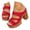 Red, variant on Pandaie Platform Wedge Sandals for Women 2026 Dressy Summer Chunky Heels Casual Hollow out Open Toe Comfortable Work Dress Pumps Shoes Beige Size 6.5