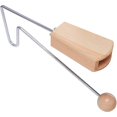 thumbnail image 1 of Instrumento de percusión Vibraslap Instrumentos Orff Sonido creado cuando el extremo de la bola se golpea contra madera color plata, 1 of 5