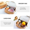 thumbnail image 4 of KONTONTY 2Set Outdoor Picnic Bag Khaki Insulated Meal Prep Tote for Adults, 4 of 6