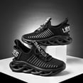 thumbnail image 3 of Men's Lightweight Running Shoes Slip On Athletic Walking Sneakers, 3 of 13