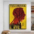 thumbnail image 3 of Póster de la película Taxi Driver, sin marco, papel Kraft para club, bar, póster vintage, arte de pared, pintura, dormitorio, estudio, pegatinas, 3 of 5