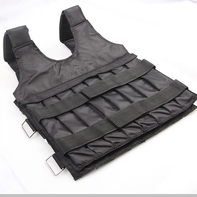 Chaleco de peso con bloque de plomo, tela Oxford invisible, chaleco de acero, equipo de fitness, chaleco de acero, chaleco ajustable