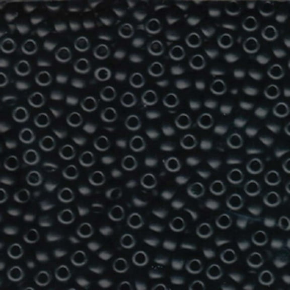 Matte Black Miyuki Seed Beads 6/0 6-9401F-TB