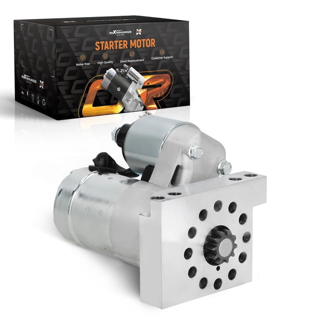 Motor de arranque maXpeedingrods 19695 12 V 1,4 kW para volante de inercia 153/168 dientes