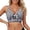 Black, variant on Women Leopard Print Bikini Top Twist Front Wide Strap Swim Bra Stylish Y2K Quick Dry Summer Beach Padded Swimsuit Top Dark Blue XL