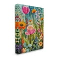 thumbnail image 4 of Stupell Industries Whimsical Floral Garden Botanical & Floral Painting Gallery Wrapped Canvas Print Wall Art, 24 x 30, 4 of 8