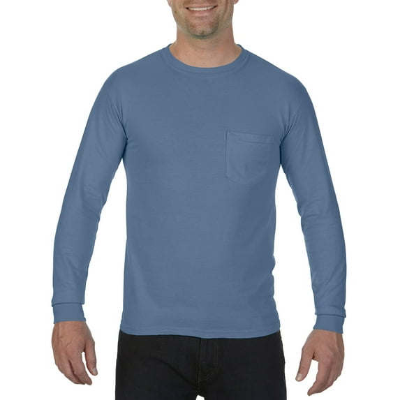 ComfClrs L/S Pocket T BlueJean