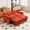 Orange, variant on 73'' Sleeper Sofa Bed Full Size, Pull Out Couches for RVS, Orange,3 In 1 Convertible Couches, Pre-Installed for Small Space, Living Room, Apartment, Velvet Loveseat with USB & Side Pocket