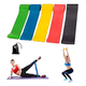 thumbnail image 2 of Kit 5 Bandas Ligas Latex De Resistencia Varios Niveles Piernas Ejercicio Yoga Pilates Crossfit Xtellar multicolor, 2 of 3