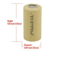 thumbnail image 2 of Kastar 10-Pack Nickel Metal Hydride (Ni-MH) Rechargeable Paper Wrapped Sub C SC Cell 1.2V 2200mAh Battery Flat Top Replacement for Any of 1000mAh ~ 2500mAh Ni-CD & Ni-MH Sub C SC Cells, 2 of 3