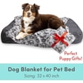 thumbnail image 4 of Manta para perros Stuffed® Premium, suave y lavable, 40 x 32 cm, gris, 4 of 7
