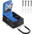 thumbnail image 3 of Key Lock Box, 4 Digit Combination Key Storage Lock Box with Resettable Code, Portable Key Safe Box for Door Knob, Realtors, Contractors-Blue, 3 of 7
