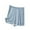 Light Blue, variant on Besolor Womens Summer Pajama Shorts Casual Soft Elastic Waist Ruffle Hem Sleep Shorts Comfy Pj Bottoms Sleepwear