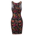 thumbnail image 2 of FashionOutfit Women's Floral Print Stretchy Mini Dress, 2 of 4