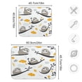 thumbnail image 3 of qxltty Cute Sloth Patterns Lying on A Branch Kitchen Drying Mat Extremely Absorbent Microfiber Dish Mats for Plates Cutlery Pots and Pans 18×24in, 3 of 8