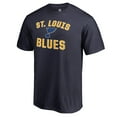 thumbnail image 2 of Men's  Navy St. Louis Blues Victory Arch T-Shirt, 2 of 3
