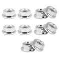 thumbnail image 3 of 10Pcs Hex Flange Nuts Assortment Kit, M10 x 1.25 Fine Thread  Flange Nuts Fastener, Serrated Flange Metric Hex Lock Nuts, 3 of 7