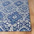 thumbnail image 5 of SAFAVIEH Aspen Isaiah Floral Bordered Wool Area Rug, Navy/Beige, 6' x 6' Square, 5 of 5