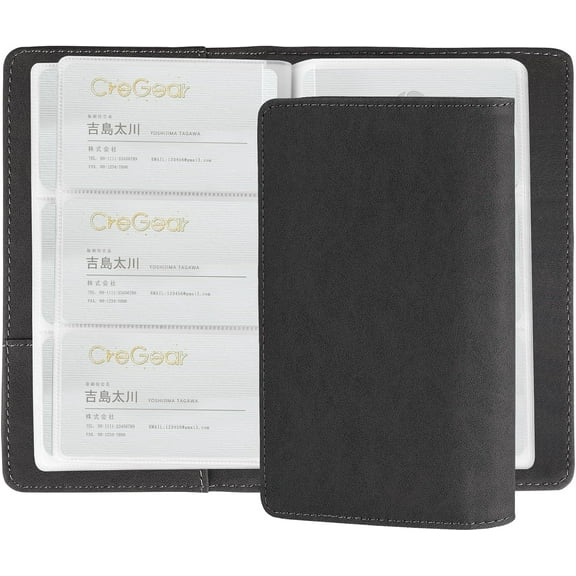 MRLESS Business Card Holder Book Organizer Large Capacity Business Card Pocket Credit Card Holder Case Name Card Holder Holds 240 Cards