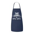 thumbnail image 1 of FASCIINO - Cute This is How I roll Chef Apron with Two Front Pockets, 1 of 1