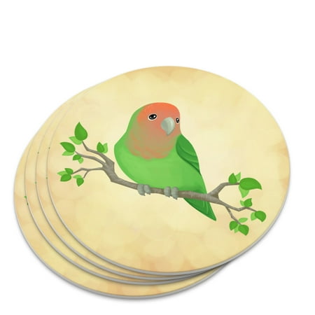 

Lovely Lovebird Novelty Coaster Set