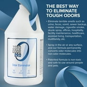 Zero Odor Commercial Odor Eliminator Spray Air & Surface Deodorizer Smell Remover Refill 128 oz