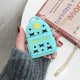 thumbnail image 2 of Bonita funda para Airpods, funda de silicona 3D para mochila Airpods con llavero y correa de metal diseñada para Apple AirPods 1 y 2 (azul claro) WD.WDQZL electrónico, 2 of 5