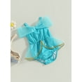 thumbnail image 5 of Cjfdfy Toddlers Baby Girl Arabian Princess Costume Outfit Blue Tulle Romper Newborn Baby Girls Halloween Birthday Cosplay Party Carnival Clothes Short Sleeve Off-Shoulder Jumpsuit Playsuit, 5 of 9
