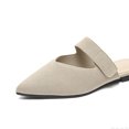 thumbnail image 3 of Mulas planas para mujeres mocasines sin espalda de punta puntiaguda zapatos mulas de mula zapatos de mulas deslizantes mulas y zuecos para interiores al aire libre, 3 of 8
