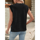 thumbnail image 5 of Chaleco de Lana Sin Mangas con Cuello en V para Mujer, Color Negro, Talla M, 5 of 10