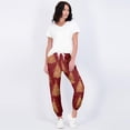 thumbnail image 4 of Womens Christmas Sweatpants Baggy Drawstring Tapered Leg Bottom Casual Workout Pant with Pockets, 4 of 6