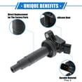 thumbnail image 3 of Car Ignition Coil Compatible for Toyota Corolla L4 1.8L 2000-2008 Engine Ignition Coil Assembly, 3 of 7