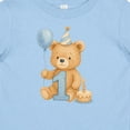 thumbnail image 4 of Inktastic First Birthday Cute Teddy Bear with Balloon Boys or Girls Baby T-Shirt, 4 of 5