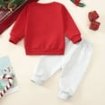 thumbnail image 4 of REgarm Christmas Outfit Toddler Baby Boy Girl Christmas Tree Crewneck Pullover Sweatshirt Jogger Pants 2Pcs Fall Winter Clothes,2-3 Years, 4 of 7