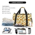 thumbnail image 5 of Picia Classical Cute Sunflower Print Travel Duffle Bag,Weekender Bags for Women with Shoe Compartment, Gym Duffel Bag with Wet Pocket, Hospital Bags for Labor and Delivery, 5 of 7