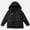 Black, variant on Kids Boys Hooded Puffer Parka with Soft Lining Warm Outerwear Size 5T