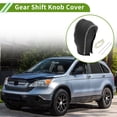 thumbnail image 2 of Unique Bargains Gear Shift Knob Cover for Honda CR-V 2008-2011 Anti-Slip Black Beige Stick Shifting Handle Protector Faux Leather 1 Pc, 2 of 6