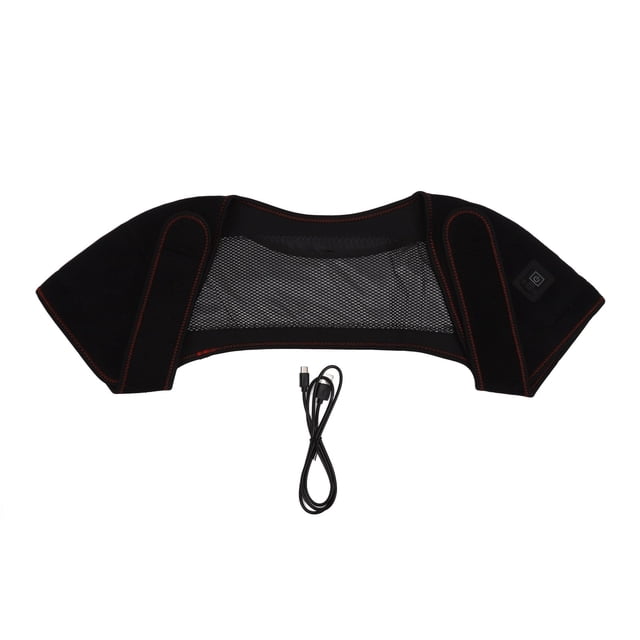 Soporte calefactable para hombros, reduce el dolor muscular y relaja los músculos. Compresa caliente de 3 velocidades para el cuello y la parte superior de la espalda.
