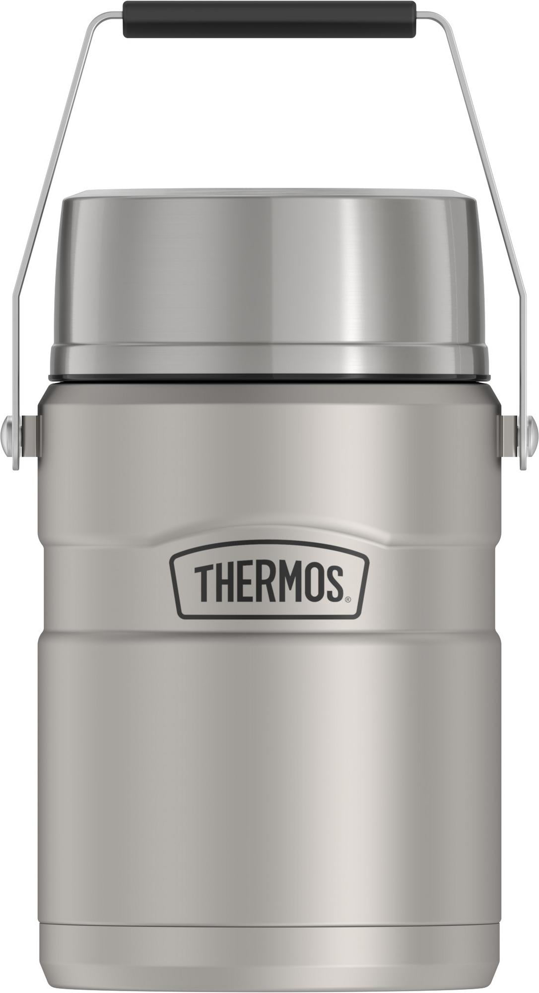 Thermos Stainless King Food Jar, Matte Steel, 47 Ounce 