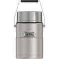 Thermos Stainless King Food Jar, Matte Steel, 47 Ounce