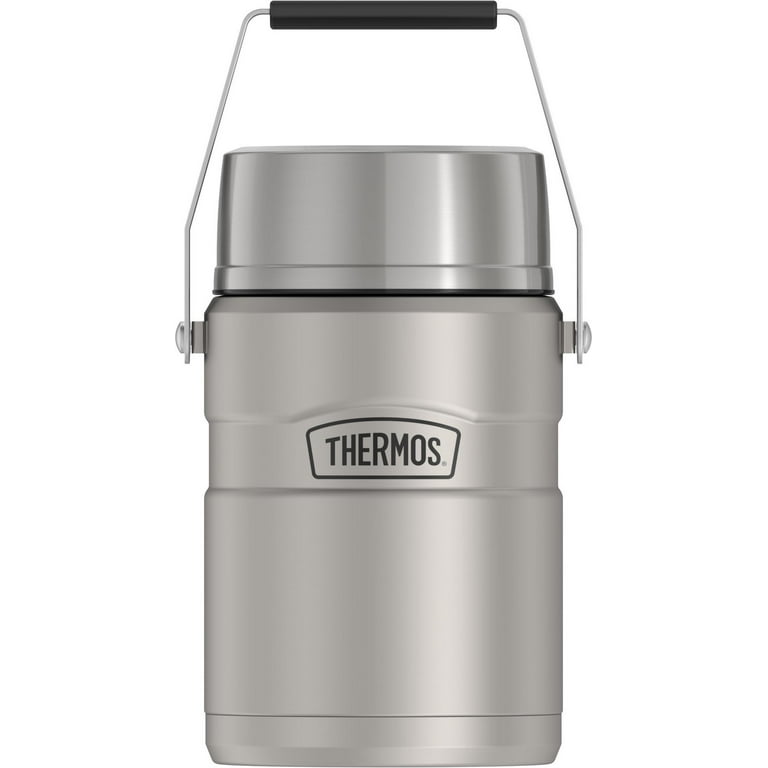 Thermos Stainless King Food Jar, Matte Steel, 47 Ounce